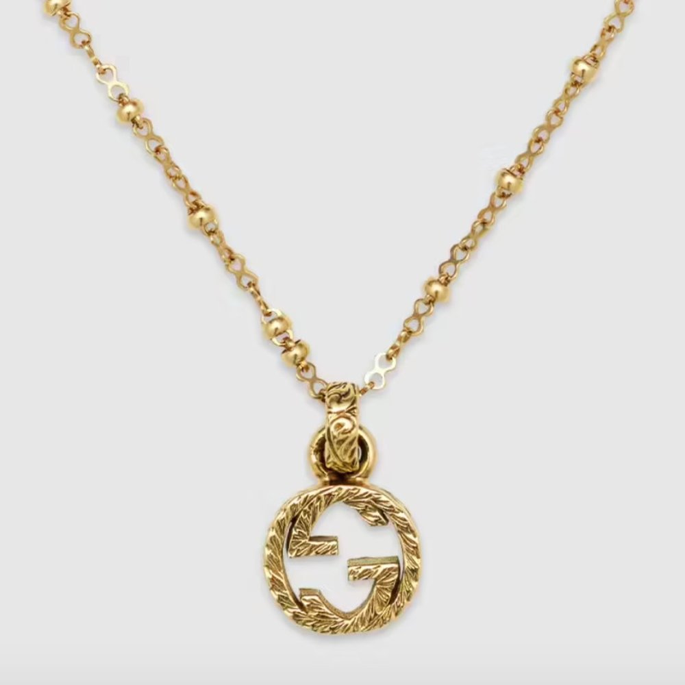 Authentic Gucci 18k Yellow Gold Necklace - proof of purchase included